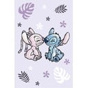 Fialová fleecová detská deka 100x150 cm Lilo a Stitch "Purple" – Jerry Fabrics