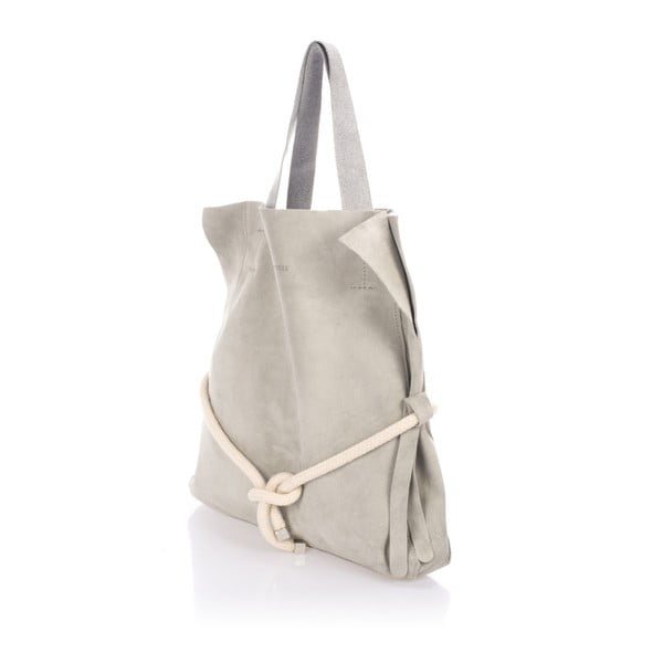 Sivá kožená kabelka Giulia Massari Darcy-image-1