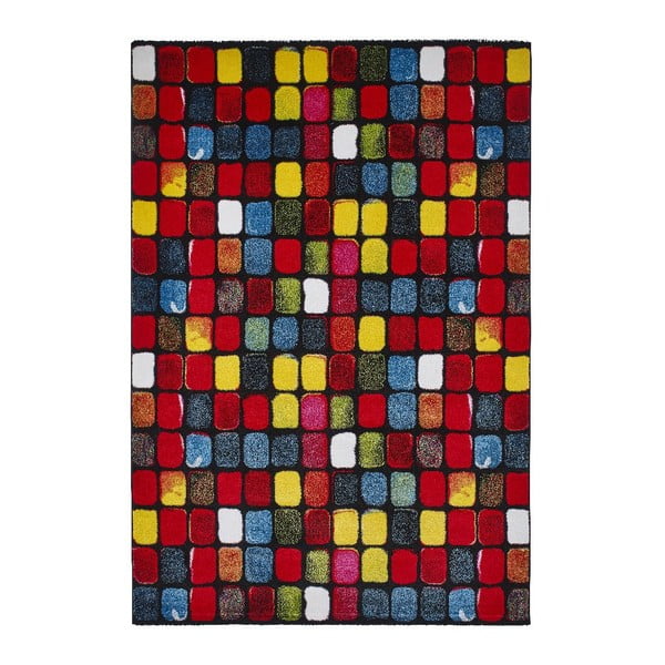 Kockovaný koberec Think Rugs Sunrise Square, 120 × 170 cm