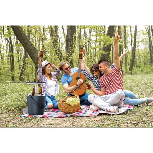 Plastový záhradný stolík so zásobníkom na ľad ø 38 cm Go – Keter-image-4