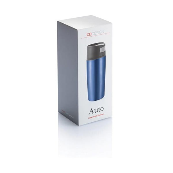 Modrý termohrnček do auta XD Design Leak, 400 ml-image-1