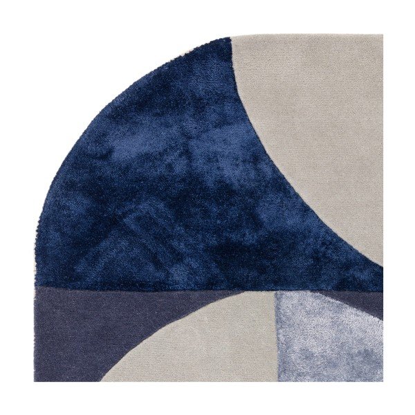 Tmavomodrý vlnený koberec 160x230 cm Indigo – Asiatic Carpets-image-4