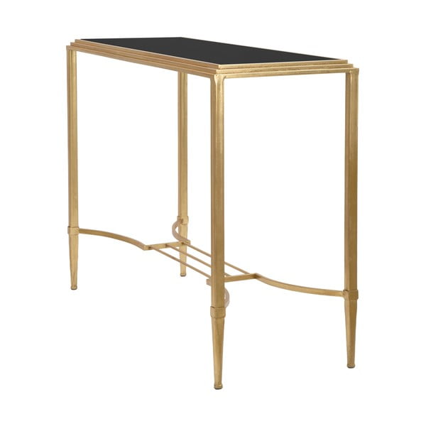 Konzolový stolík v zlatej farbe Mauro Ferretti Roman, 120 x 80 cm