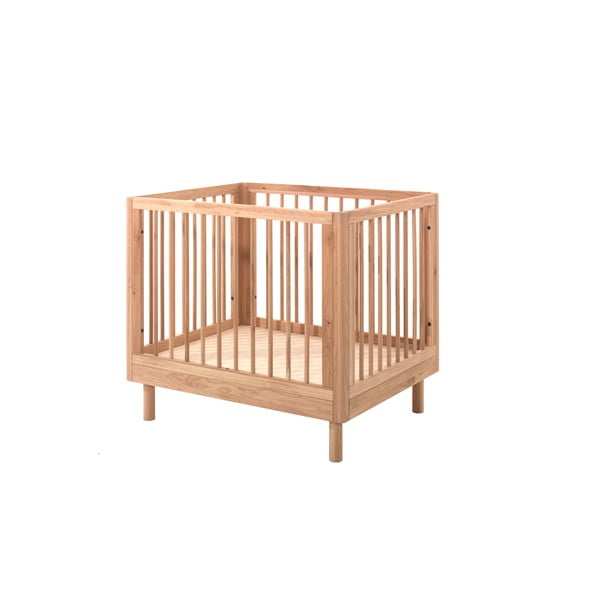 Detská ohrádka z dubového dreva v prírodnej farbe 95x75 cm Forrest – Vipack