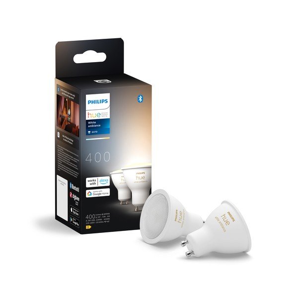 LED žiarovky v súprave 2 ks GU10, 4 W White ambiance – Philips Hue-image-1