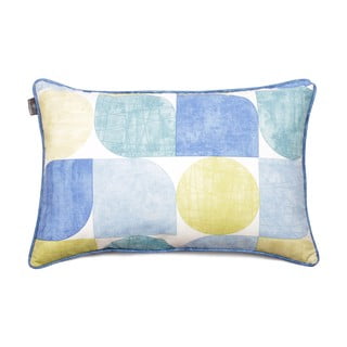 Obliečka na vankúš WeLoveBeds Circles Blue And Green, 40 x 60 cm