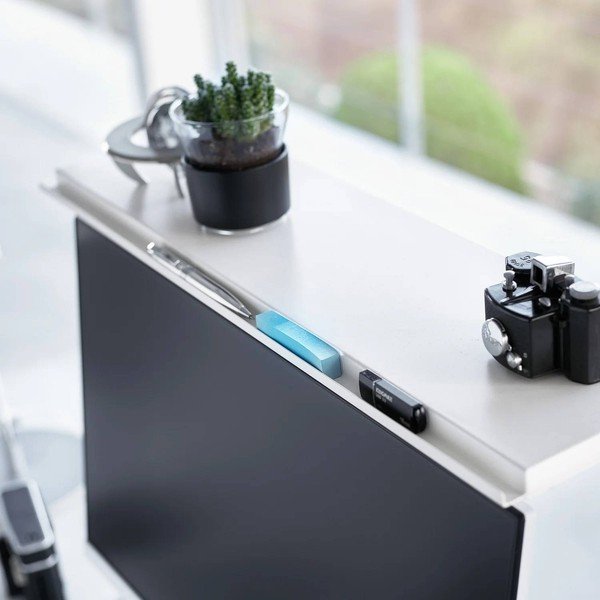 Biely kovový stojan na monitor Tower – YAMAZAKI-image-4