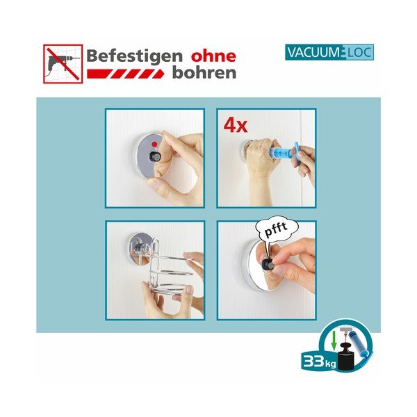 Samodržiaca súprava doplnkov do kúpeľne z nehrdzavejúcej ocele v lesklo striebornej farbe Quadro – Wenko-image-4