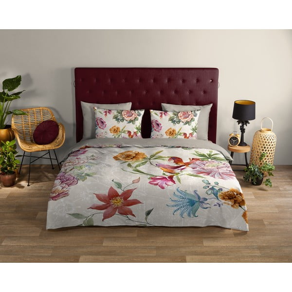 Béžové bavlnené obliečky na jednolôžko 140x200 cm – Good Morning-image-1