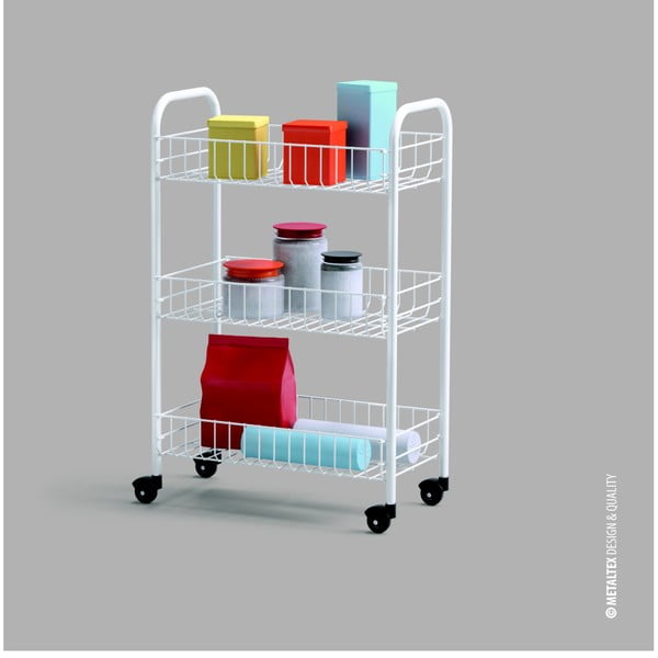 Pojazdný stojan s policami Metaltex Siena-image-3