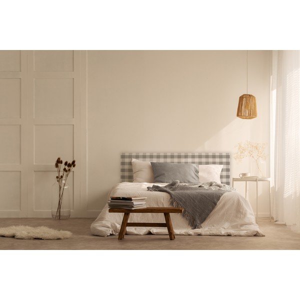 Sivé čalúnené čelo postele 165x52 cm Billie – Really Nice Things-image-2