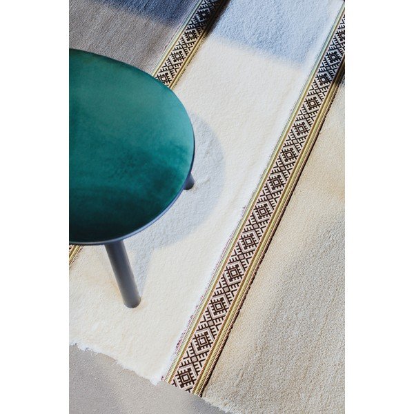 Zeleno-čierna zamatová podnožka EMKO Naïve-image-3