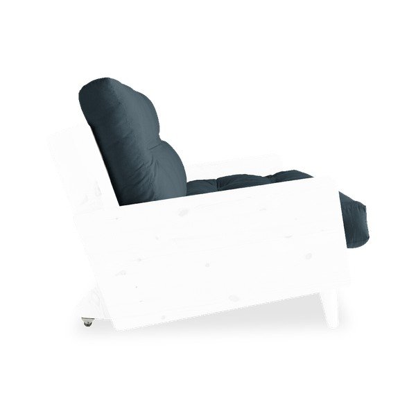 Rozkladacia pohovka s modrým poťahom Karup Design Indie White/Petrol Blue-image-3