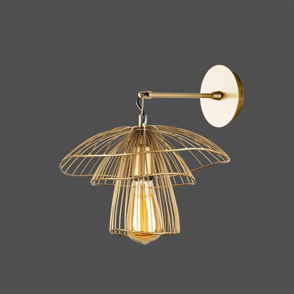 Nástenné svietidlo v zlatej farbe Squid Lighting Root, výška 36 cm-image-1