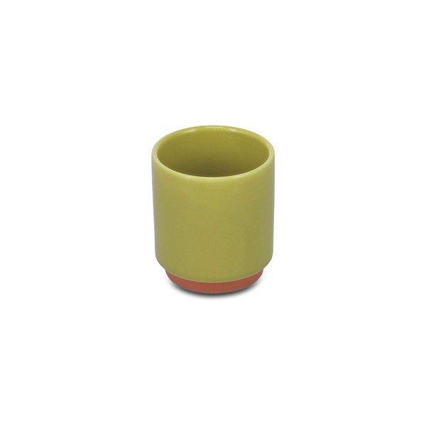 Zelená/oranžová kameninová šálka 270 ml Duo – ONA-image-3