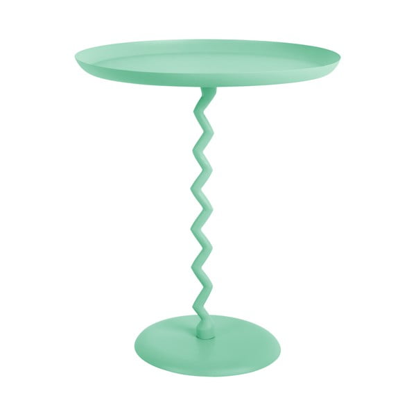 Kovový okrúhly odkladací stolík ø 44 cm Zig Zag – Leitmotiv