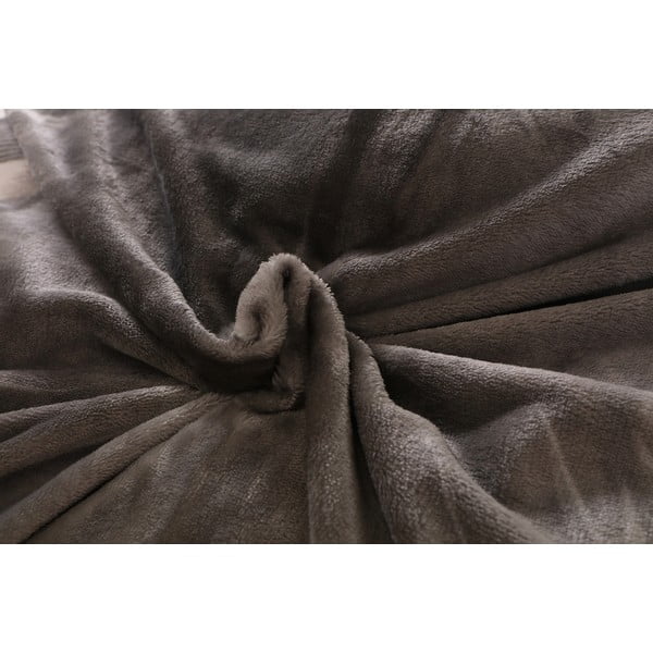 Sivé obliečky na jednolôžko z mikroplyšu 140x200 cm – My House-image-4