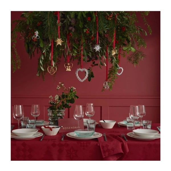 Damaškový obrus s vianočným motívom 150x220 cm Natale – Rosendahl-image-4