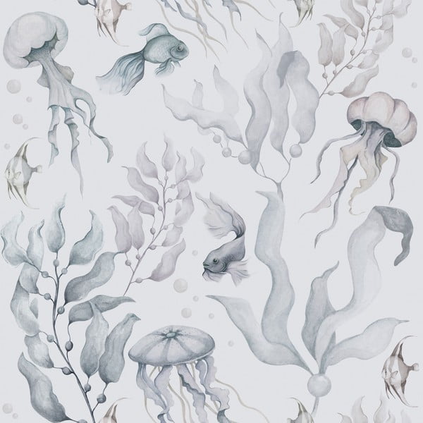 Detská tapeta z netkanej textílie 100 cm x 280 cm Magic of the Ocean – Dekornik