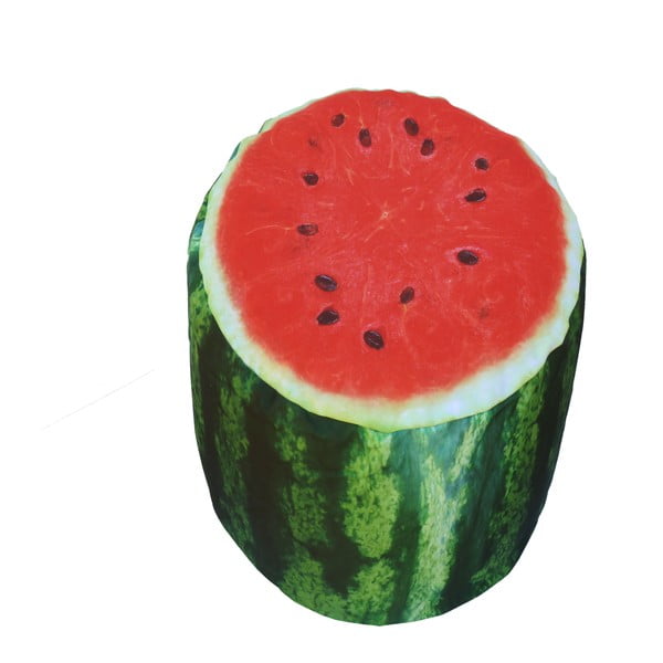 Nafukovací puf v tvare melóna Sunvibes
