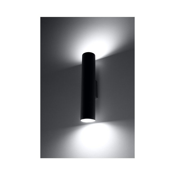 Čierne nástenné svietidlo Sollux Castro 2-image-3