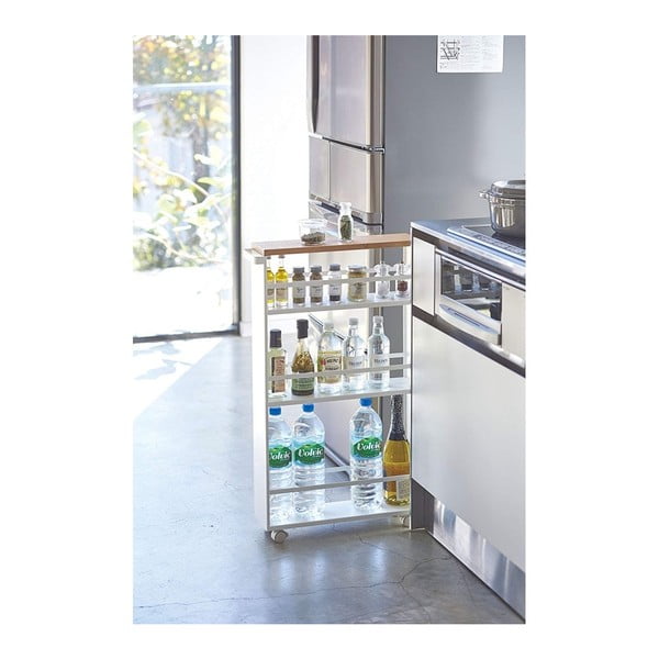 Biely kovový kúpeľňový regál 47,5x81 cm Tower – YAMAZAKI-image-3