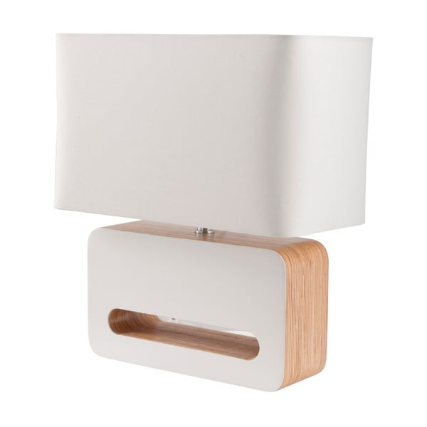 Biela stolová lampa Zuiver Wood-image-3