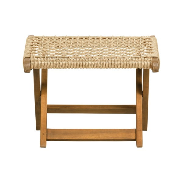 Podnožka z dreva rhombus k záhradnému kreslu WOOOD Lois-image-1