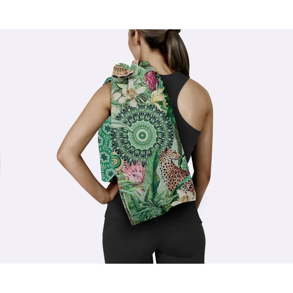 Zelená rýchloschnúca plážová osuška 50x100 cm – HIP-image-2