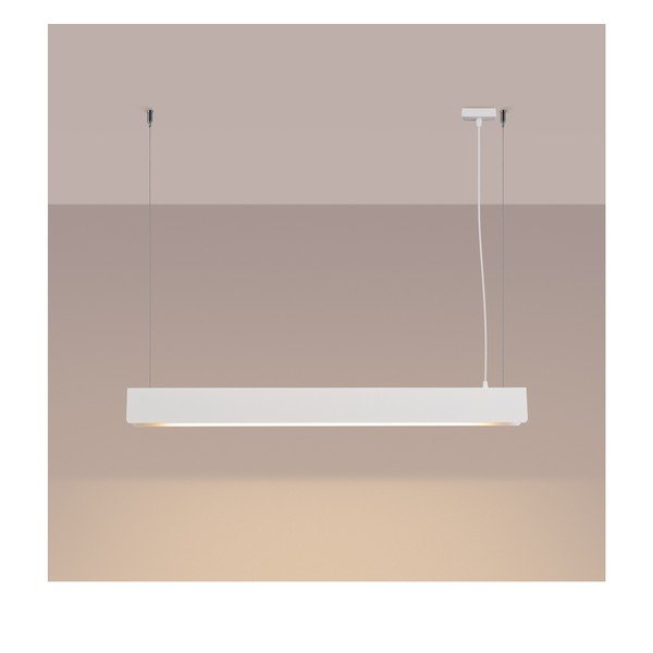 Biele kovové LED závesné svietidlo Nebula – Sollux-image-1