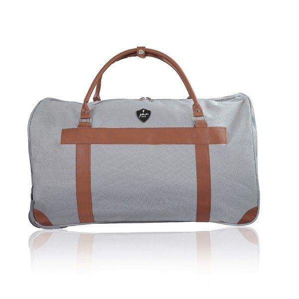 Sivá cestovná taška na kolieskach GENTLEMAN FARMER Oslo, 93 l-image-4