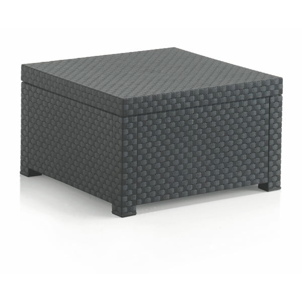 Záhradný odkladací stolík z umelého ratanu 56x56 cm – Juinsa