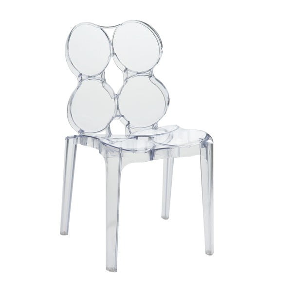 Transparentná stolička Circles