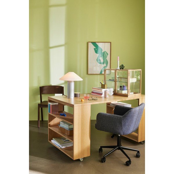 Vitrína v dekore duba v prírodnej farbe 60x42x32 cm Poetic – Hübsch-image-4