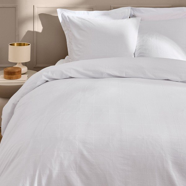 Biele obliečky na dvojlôžko/predĺžené 240x220 cm Linella – douceur d'intérieur-image-2