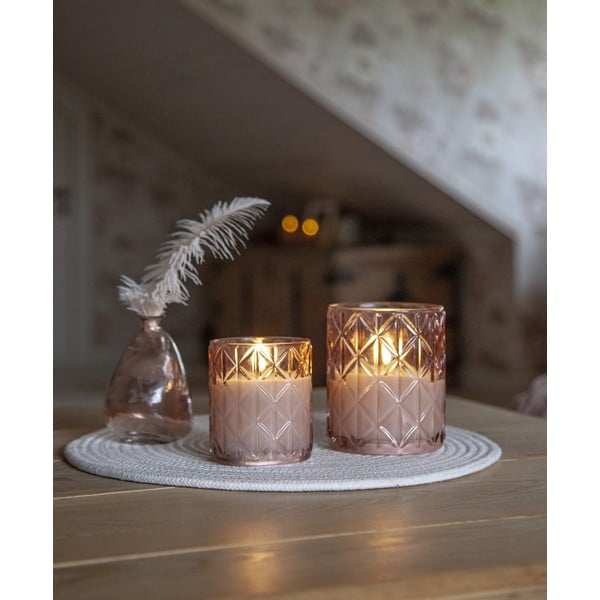 LED sviečka na baterky (výška 10 cm) Flamme Romb – Star Trading-image-3