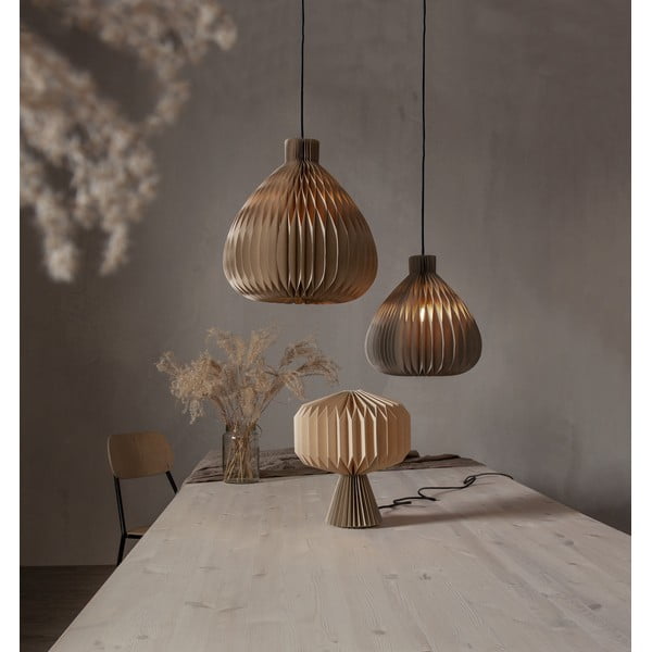 Svetlohnedé tienidlo ø 38 cm Honeycomb – Star Trading-image-3