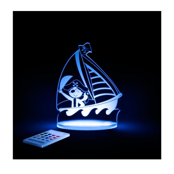 Detské LED nočné svetielko Aloka Pirate