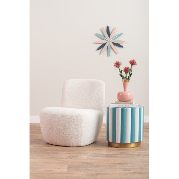 Kovový okrúhly odkladací stolík ø 40 cm Candy Swirl – Leitmotiv-image-1