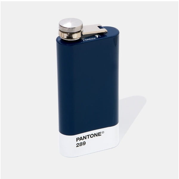 Modrá nerezová ploskačka 150 ml Dark Blue 289 – Pantone