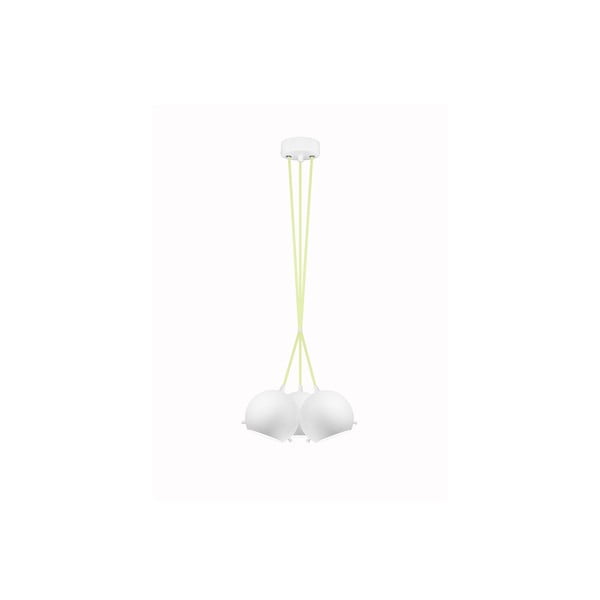 Trojité svetlo MYOO Elementary, opal matte/light green/white