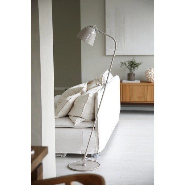 Sivobéžová stojacia lampa s kovovým tienidlom (výška 130 cm) Tilt – Markslöjd-image-4