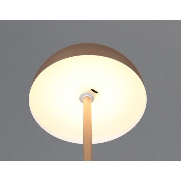 LED stolová lampa v bronzovej farbe s kovovým tienidlom (výška  21 cm) Munoz – Reality-image-1