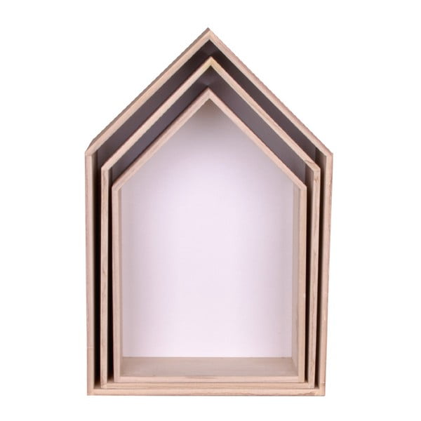 Súprava 3 drevených políc House Nordic Verona-image-2