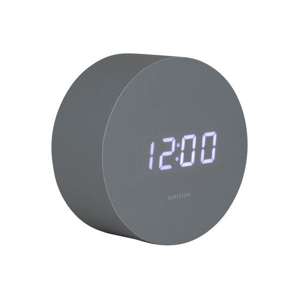 Digitálny budík ø 9 cm Spry Round – Karlsson-image-3