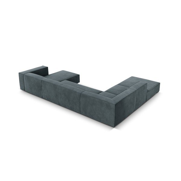 Rohová pohovka (ľavý roh) v petrolejovej/sivej farbe Madame - Windsor & Co Sofas-image-3
