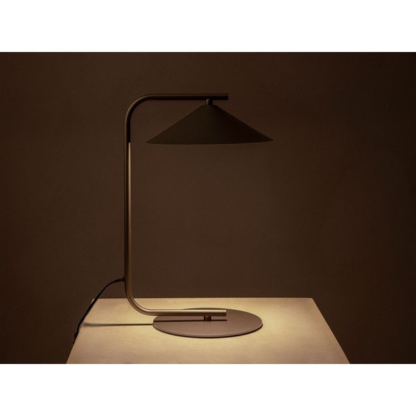 Hnedá kovová stolová lampa (výška  42 cm) Nocte – Micadoni -image-1