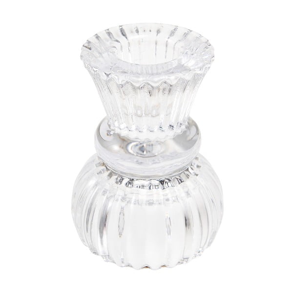 Nízky číry sklenený svietnik – Rex London-image-1