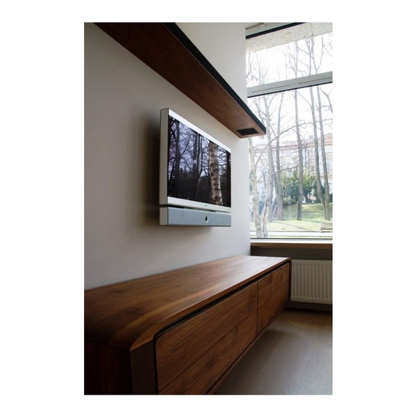 Nástenná TV komoda z masívneho dubového dreva Javorina Hang-image-4