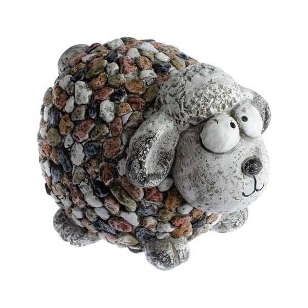 Záhradná dekorácia Dakls Garden Deco Sheep With Stones, výška 19 cm